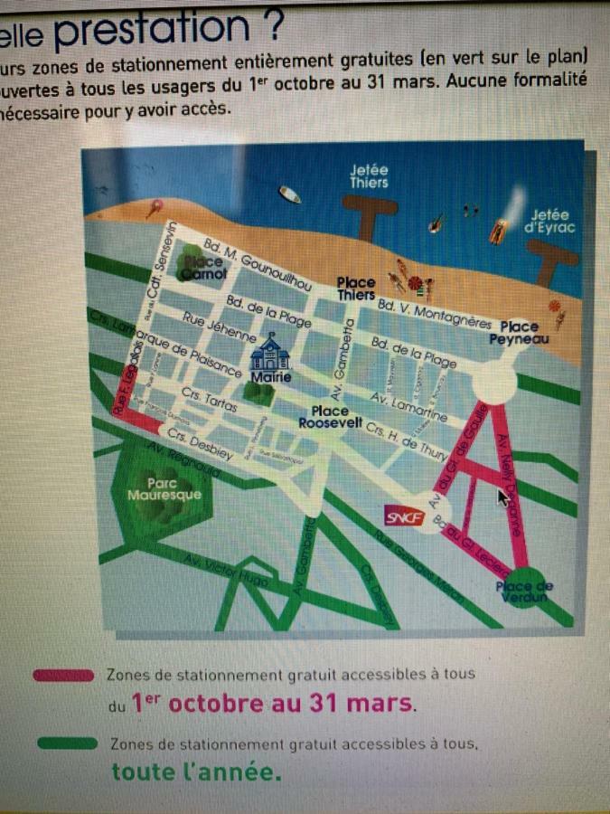 Le Central Plage - Commerce - Marche A 2 Pas Apartamento Arcachón Exterior foto